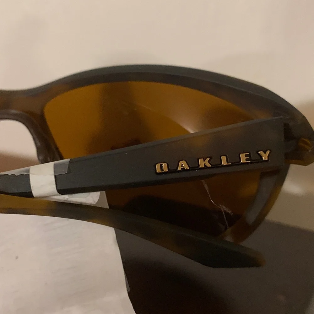 Oakley Black and Brown Sunglasses